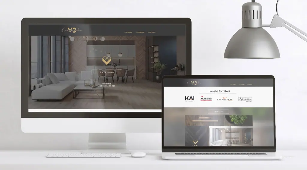 V3 CERAMICHE: Identità visiva e materiali di comunicazione.